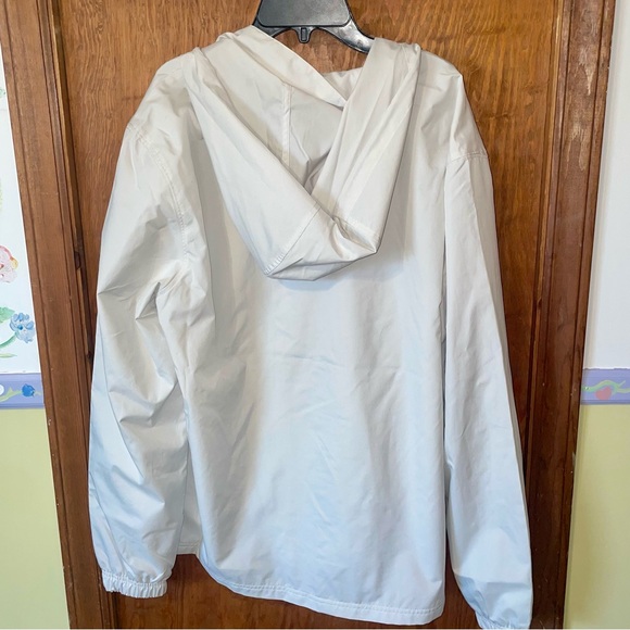 NWT Puma White Hooded Windbreaker Jacket Size Mens Medium - Picture 10 of 11